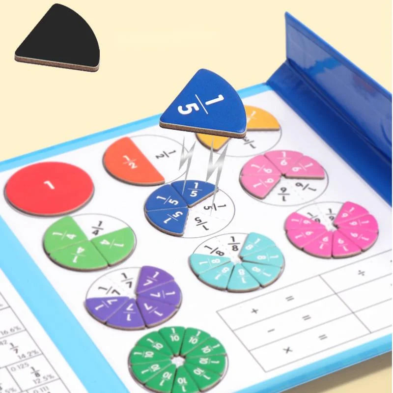 Kids Educational Magnetic Fraction Puzzle