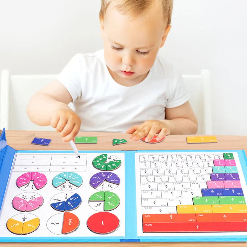 Kids Educational Magnetic Fraction Puzzle